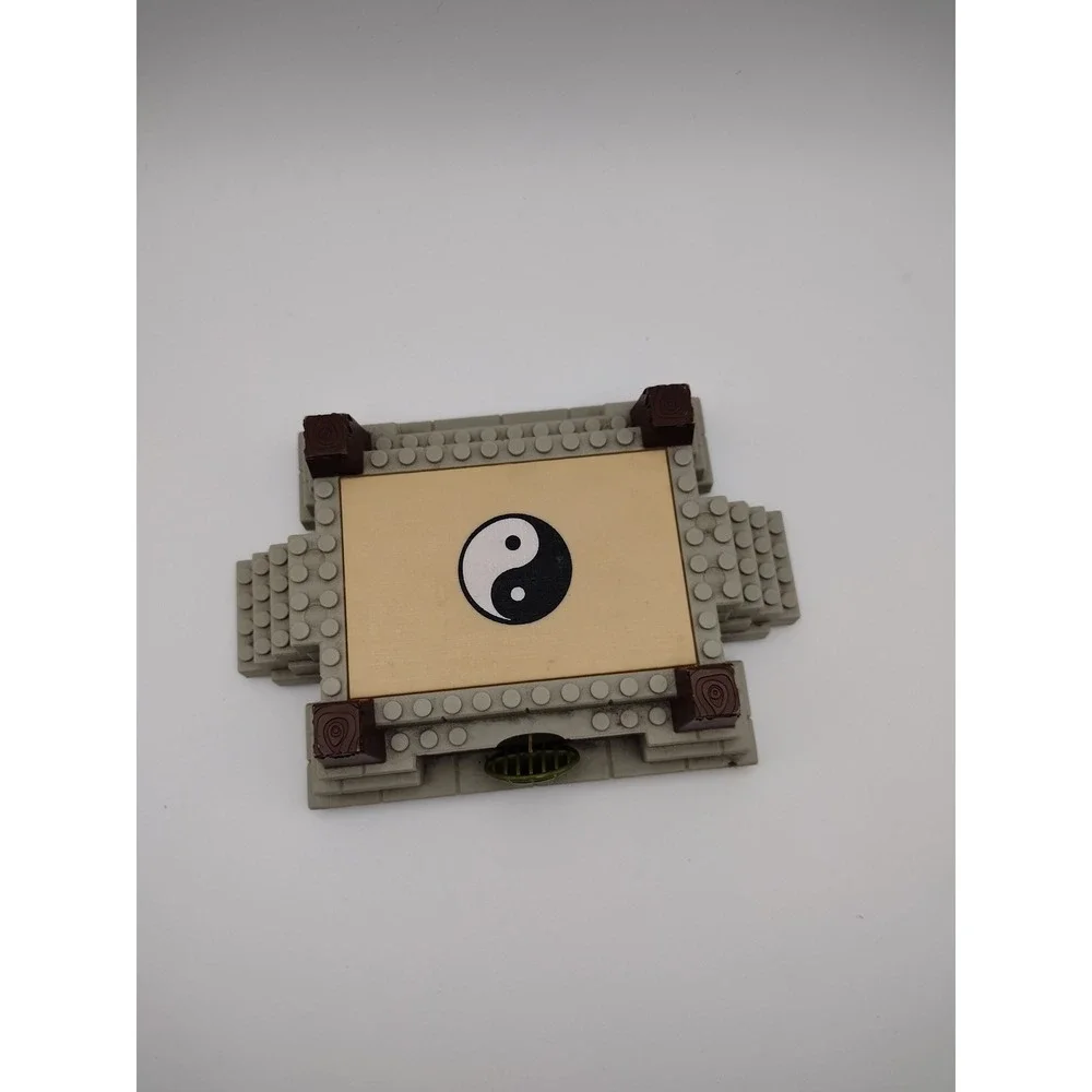 Mega Bloks‎ TMNT Vibrating Combat Lair Dojo Platform Yin Yang Base Piece